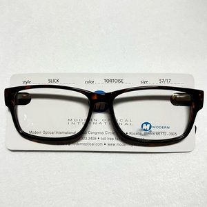 NWT Modern Slick Tortoise Glasses